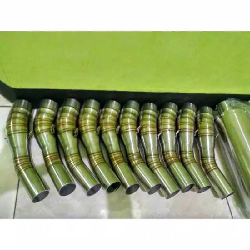 slip on/sambungan leher ory ke slincer racing untuk motor cbr 150r