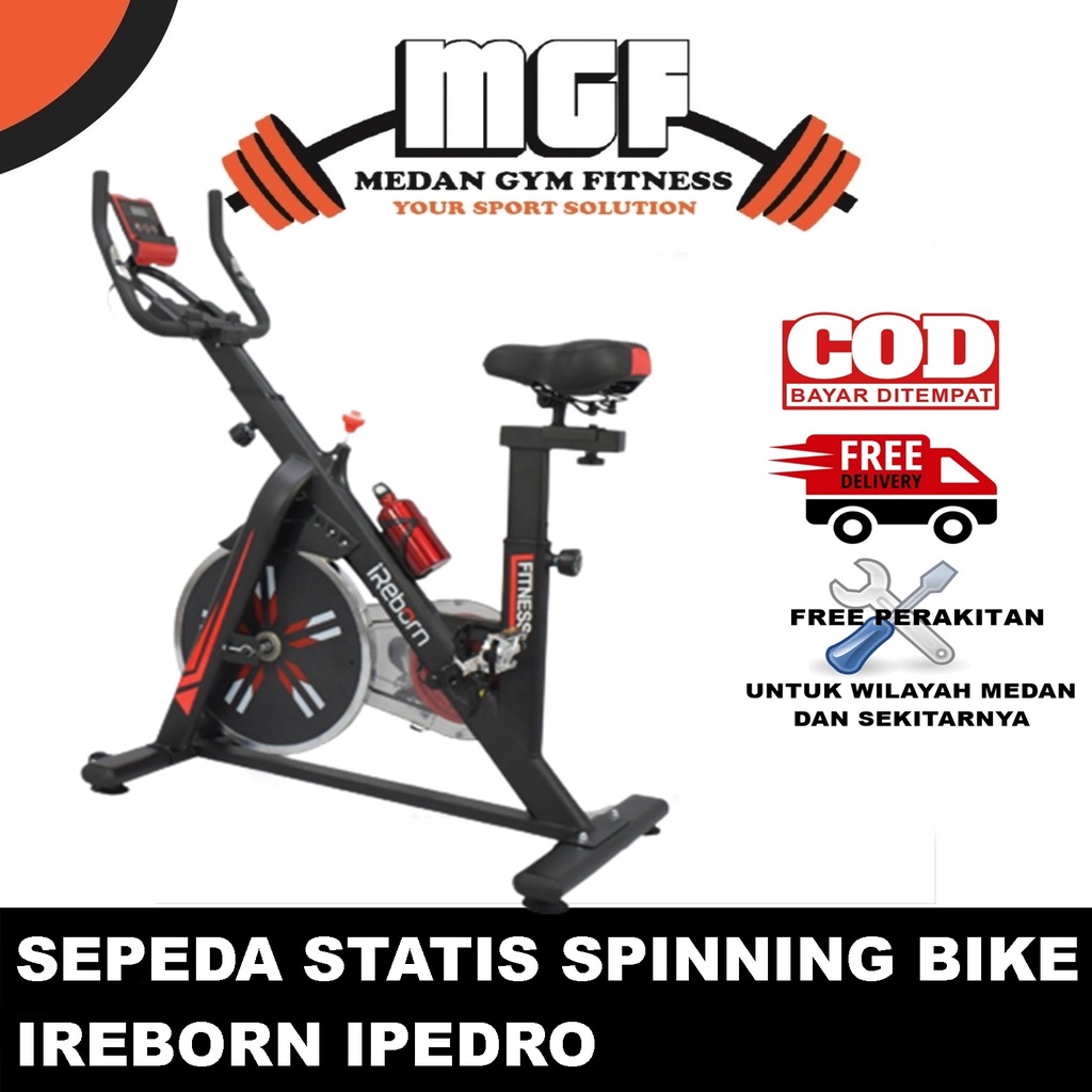 ALAT FITNESS SEPEDA STATIS SPINNING BIKE IREBORN IPEDRO