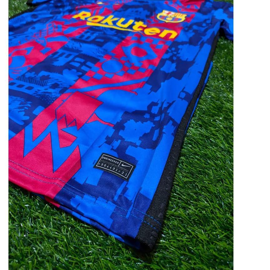 Paling Disukai.. Jersey Bola Barcelona UCL Third / Barca 3rd 2021-2022 Import Grade Ori