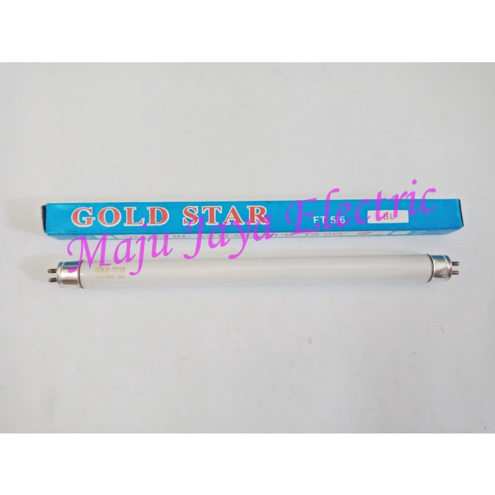 Lampu Neon T5 Gold Star 6 W Watt 6W 6Watt UV BL Nyamuk Ultraviolet