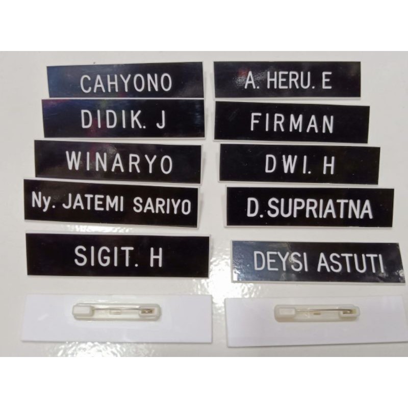 

papan nama/ name tag PNS