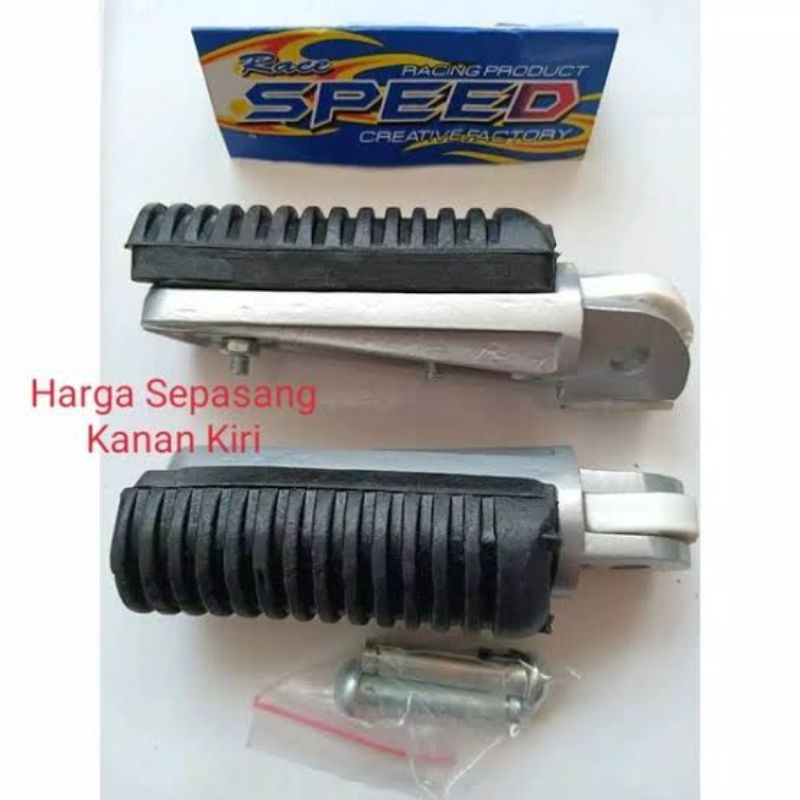 footstep step pijakan depan set assy kanan kiri yamaha vixion scorpioo pio mx king mx 150 cc model o