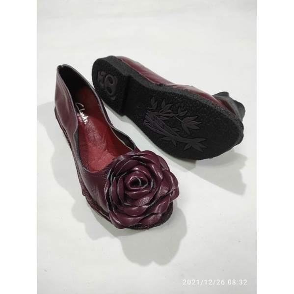 SEPATU KULIT CLARKS NEW BIG ROSE KD1189 WOMEN SHOES / SEPATU KANTOR