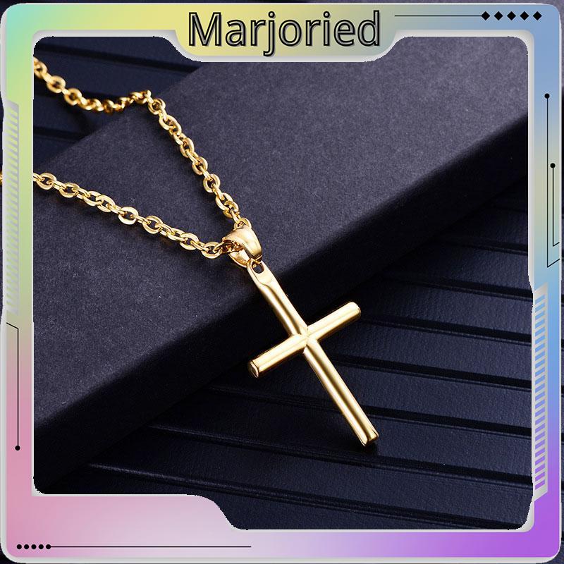 Kalung-SWalib Pria Rantai Vintage Cross-SWalib Liontin Kalung-MJD