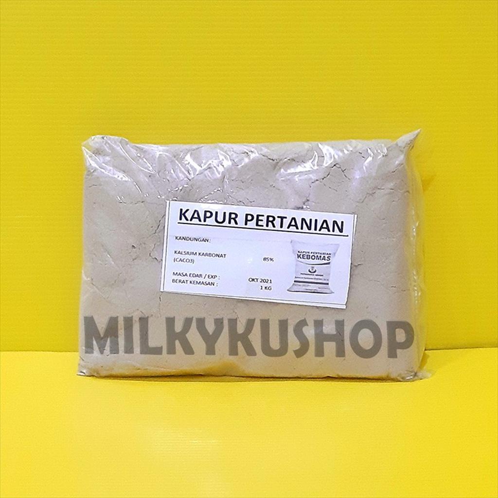 PUPUK KAPUR PERTANIAN KAPTAN DOLOMIT DOLOMITE KEBOMAS ALAS GECKO REPACK 1 KG