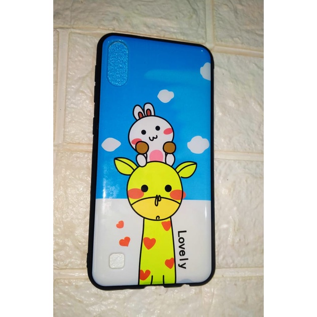 CASE HANDPHONE SAMSUNG M10 MOTIF KEROPI HELLO KITTY PANDA STICTH WINNIE REALPICT