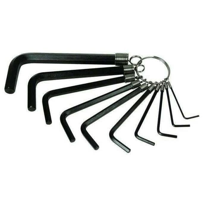 Kunci L Set Hex Key Ring 1 2 3 4 5 6 7 8 9 10 mm 10in1 Tools Wrench