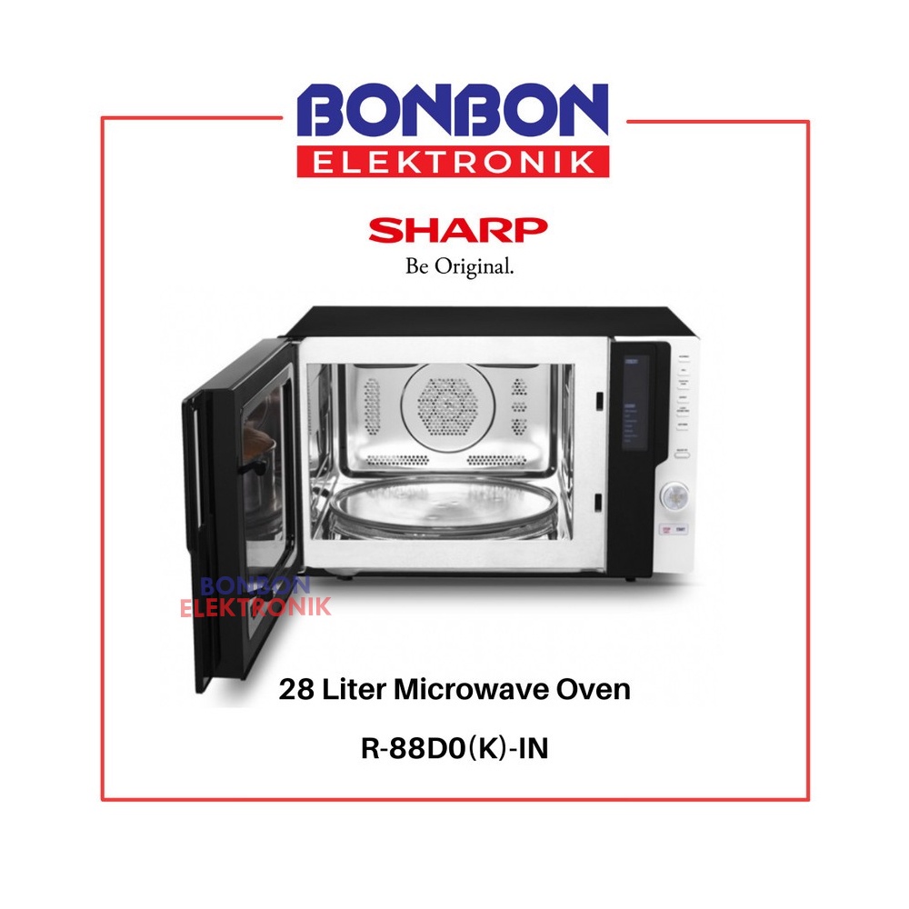 Sharp Microwave Oven 28 Liter R-88D0(K)-IN / R88D0 / R-88DO(K)IN / R 88DO 28L