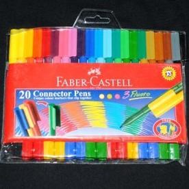 

Spidol Faber Castell 20 Warna/ Conector Pen Faber