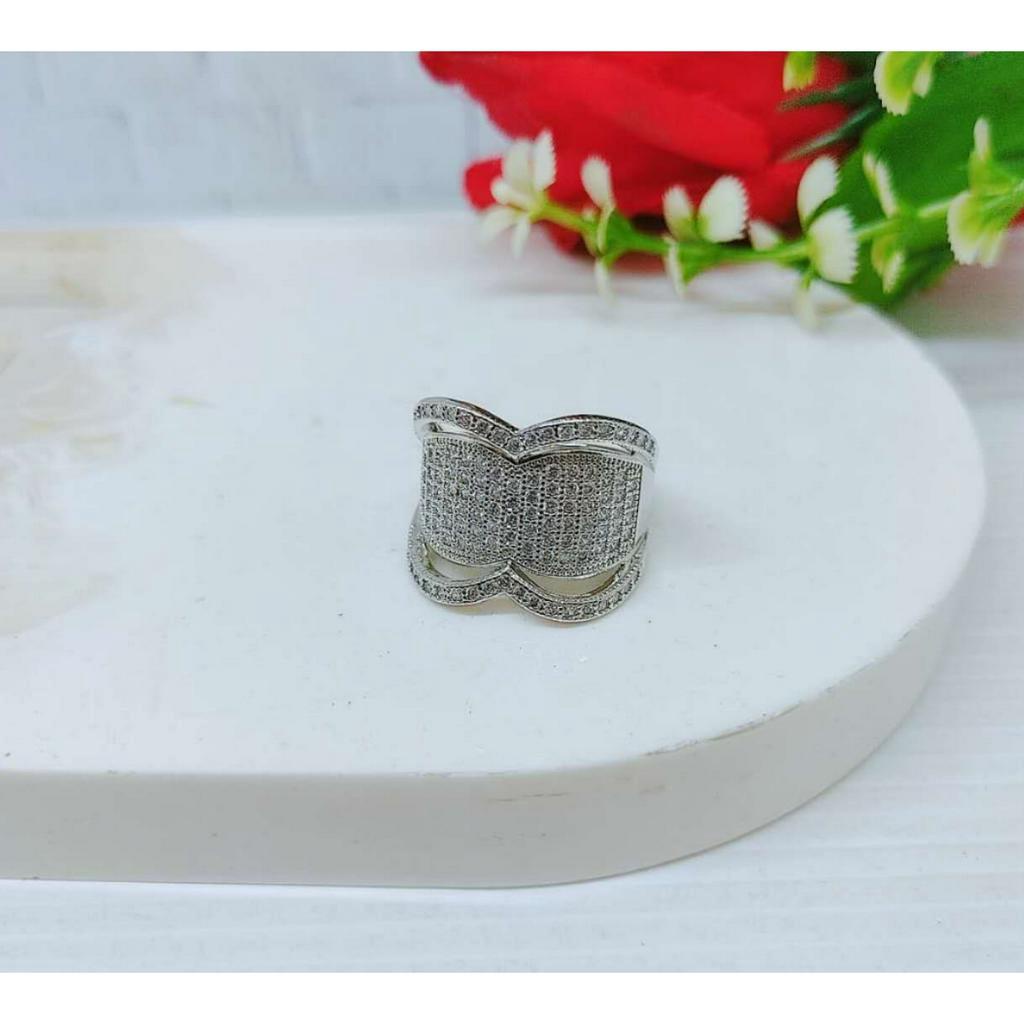 Cincin Xuping Mata Full Lapis Emas Perhiasan Fashion R087