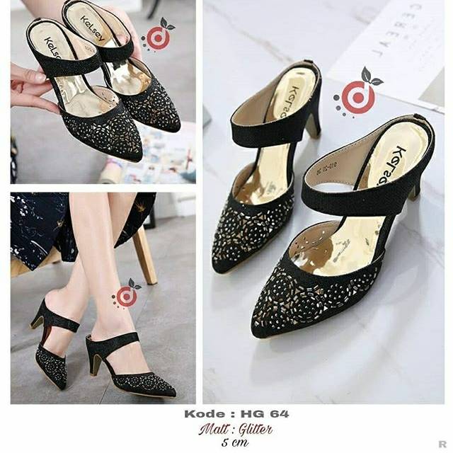 

HG 64 hitam 80.000 Glitter, 5cm