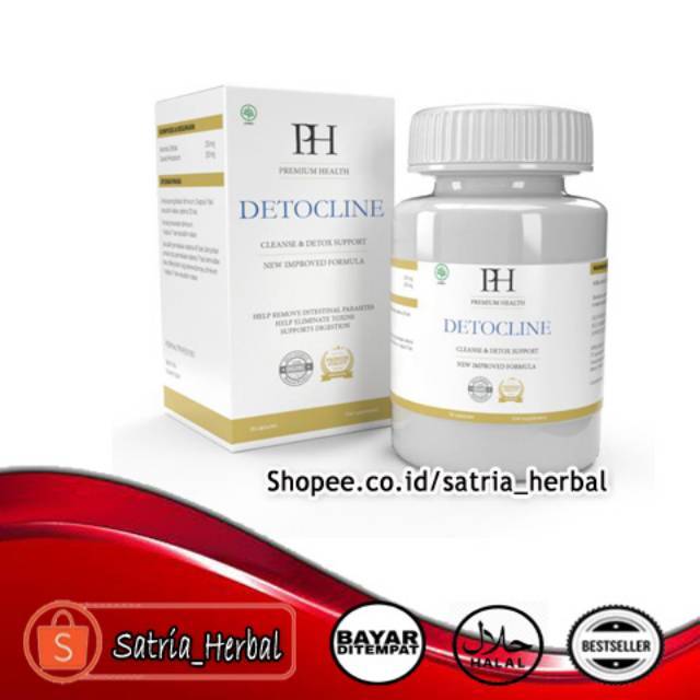 Detocline Original Asli Obat Pembasmi Parasit - Obat Anti Parasit Cacing - Menghilangkan Parasit