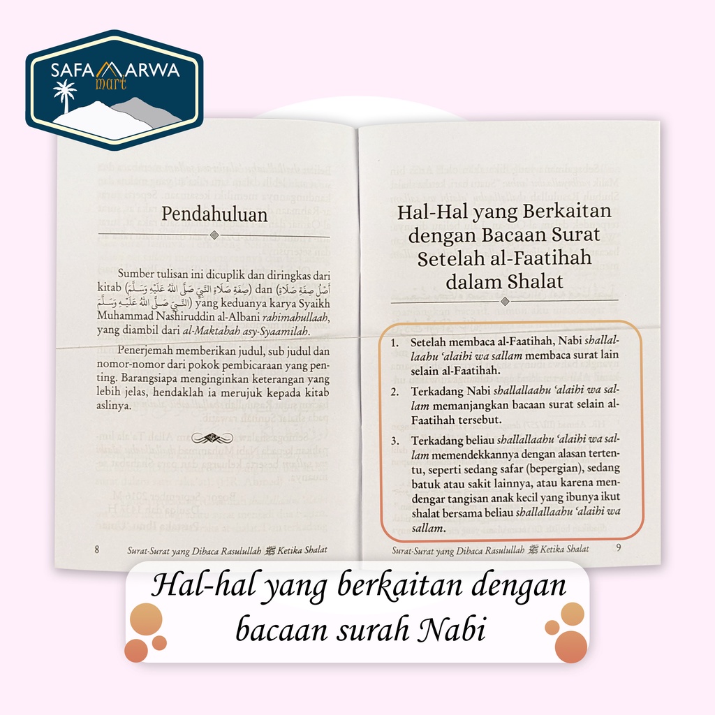 BUKU ISLAM SURAT - SURAT YANG DIBACA RASULULLAH KETIKA SHALAT-2