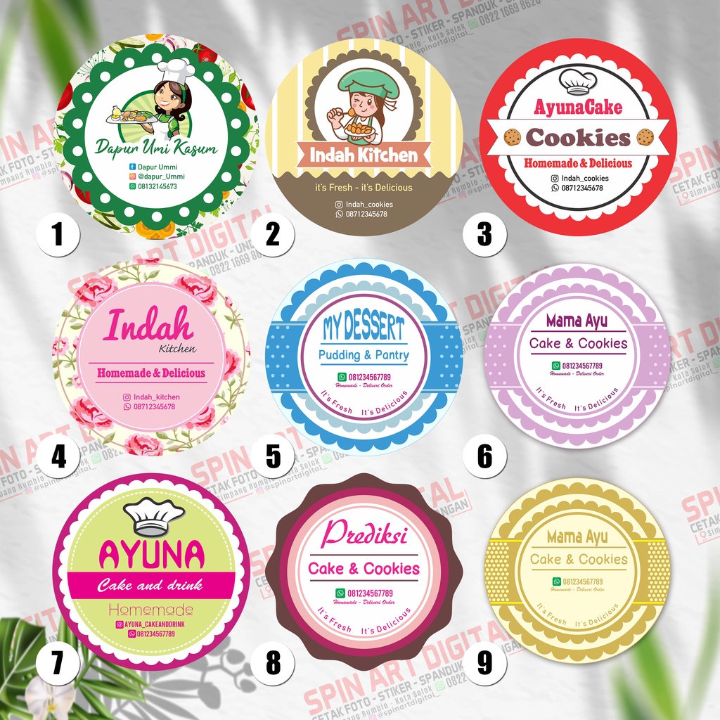 

CETAK STIKER LABEL KEMASAN PRODUK [FREE DESAIN & FREE CUTTING] STICKER A4