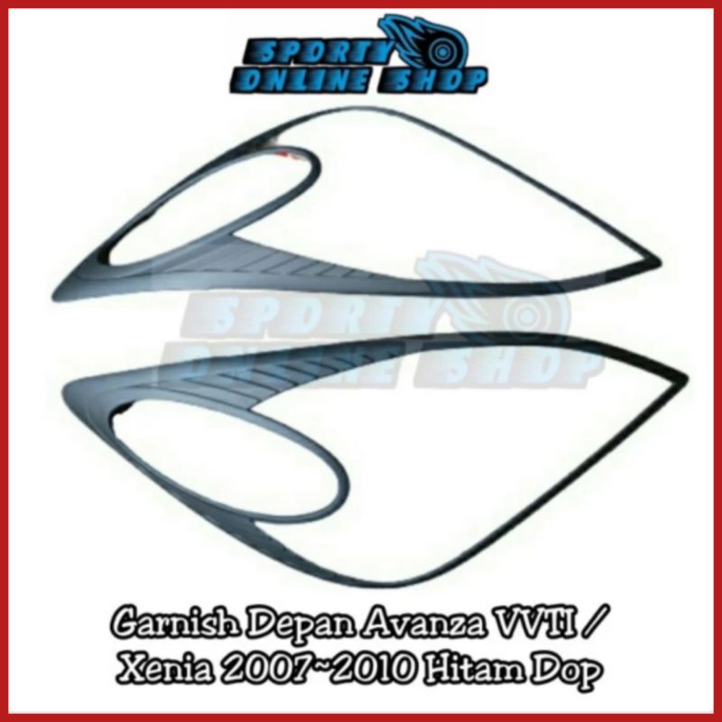 Garnish Lampu Avanza VVTI 2007-2010 Hitam Dop