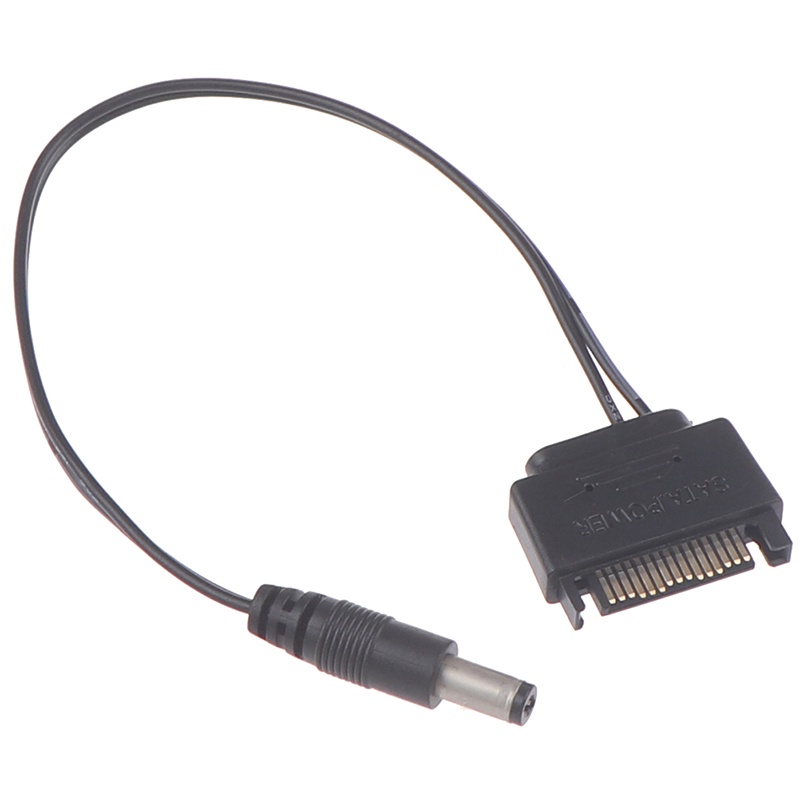 {LUCKID}1Pc SATA Male To DC 5.5*2.1mm 12V power supply SATA to DC Cable 20cm