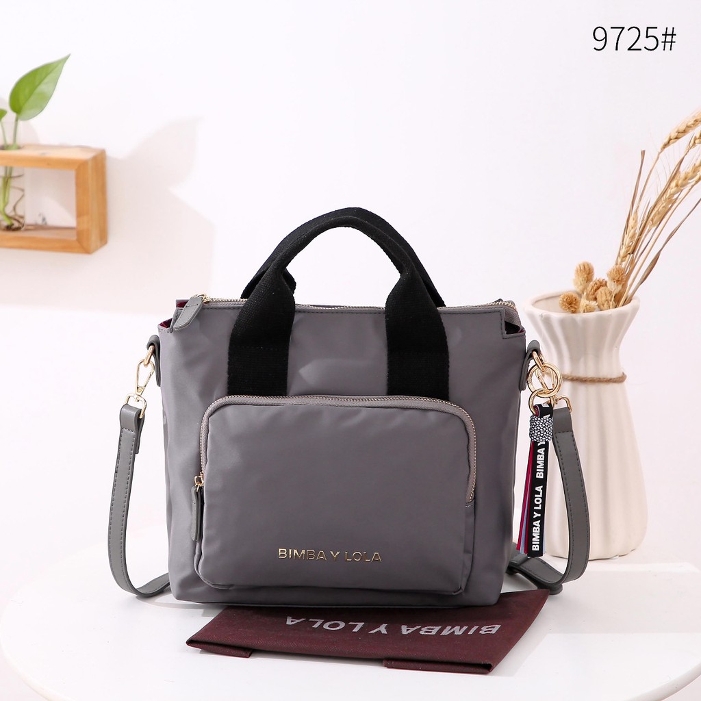 CK01 BIMBA Y LOLA PLATINUM HIGH QUALITY POCKET TOTE BAG 9725 TAS IMPOR