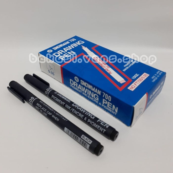 

Pendrawing- Drawing Pen Snowman 0.05 Alternatif Gundam Marker -Drawing-Pen.