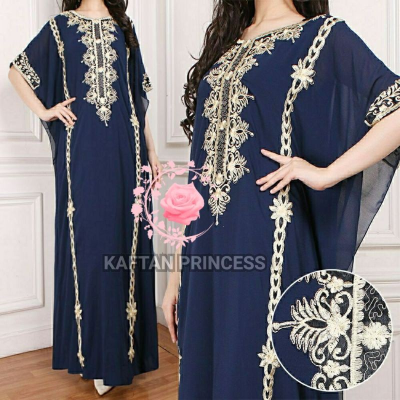 KAFTAN DIANA/KAFTAN CERUTY IMPORT/KAFTAN BORDIR/KAFTAN WANITA TERBARU/KAFTAN WANITA KEKINIAN/KAFTAN 