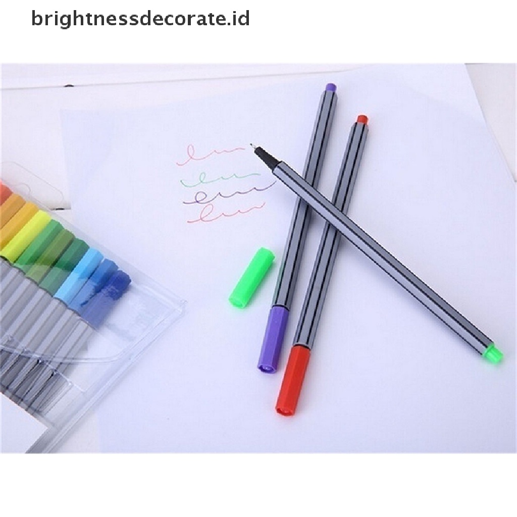 24pcs / Set Pena Fineliner Ukuran 0.4mm