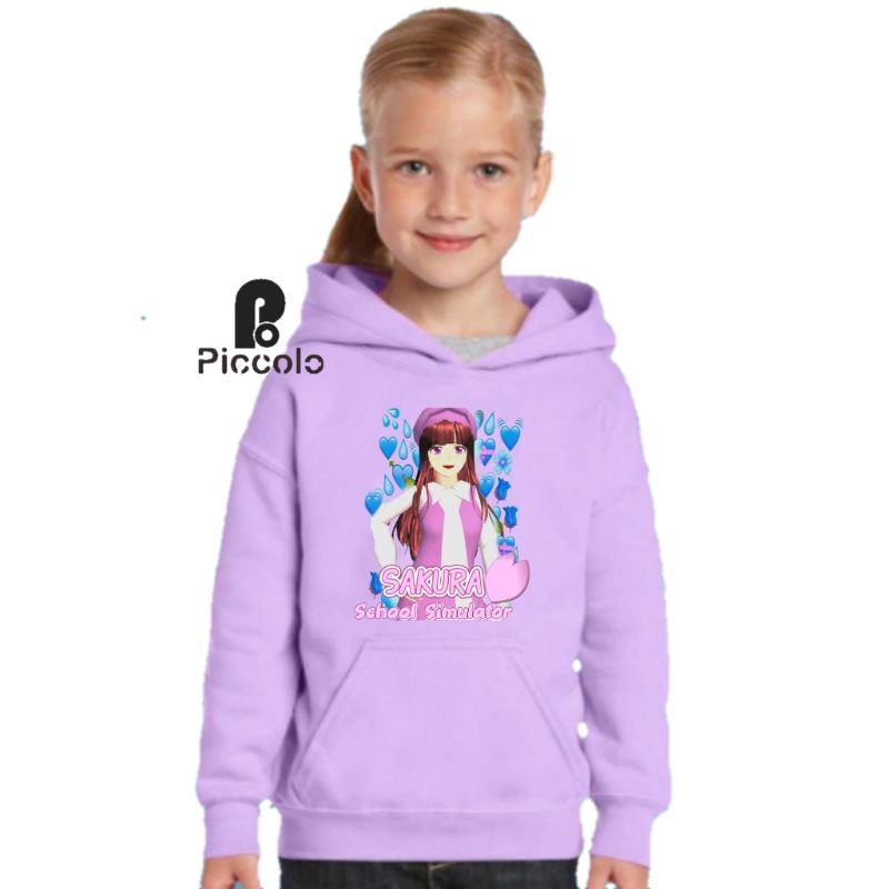 jaket hoodie anak motif gaming sakura sakura school simulator terbaru 06