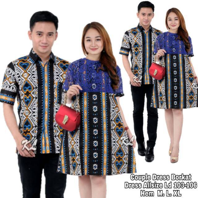 COUPLE DRESS BROKAT