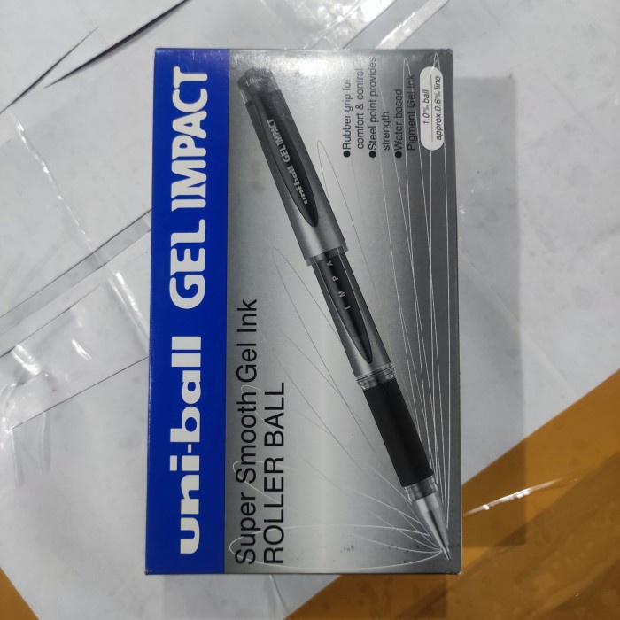 

Sale Pen Uniball Gel Impact 1.0 Hitam Biru Gelpen Murah