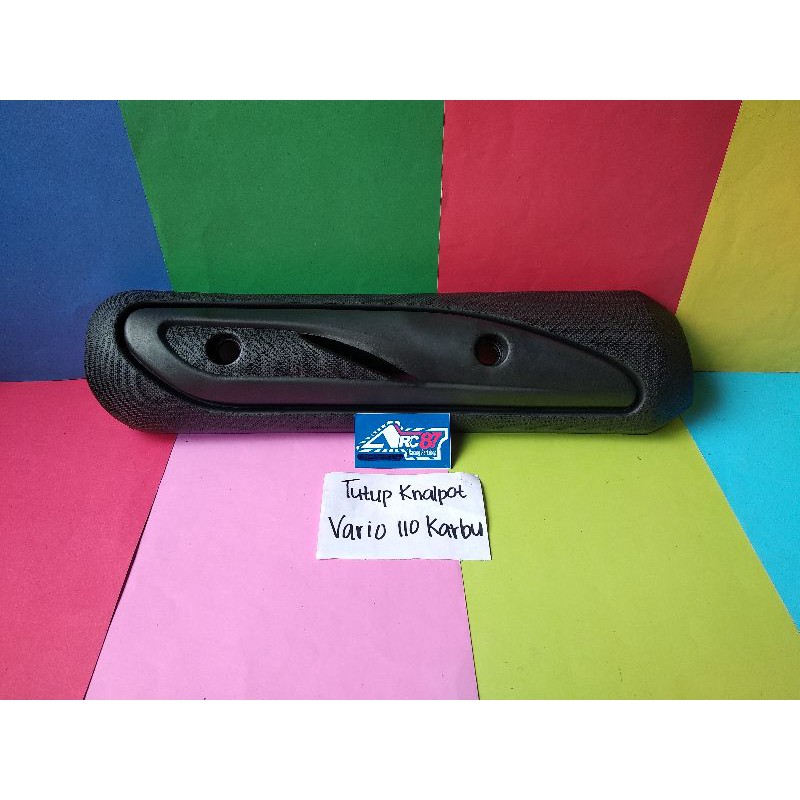 TUTUP KNALPOT VARIO 110 / KARBU