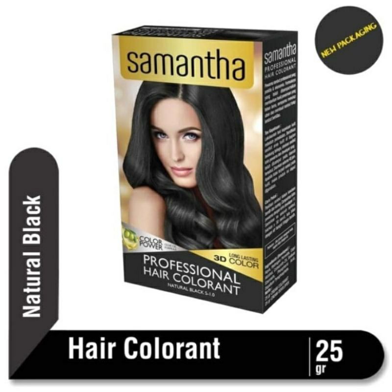 Samantha Pewarna Rambut Natural black 25g