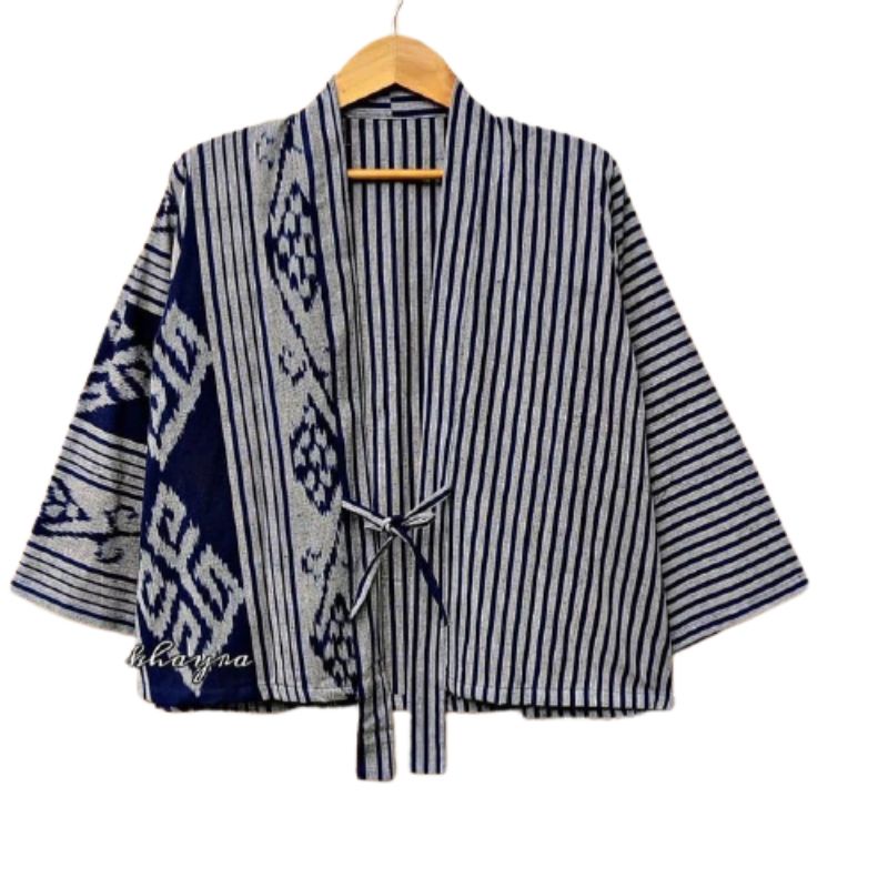 blazer tenun jepara ethnik/blazer wanita