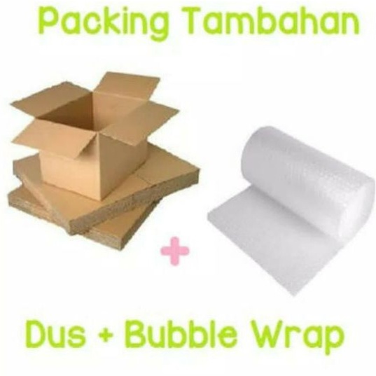 

PACKINGAN TAMBAHAN DUS BUBBLE WRAB MEGHINDARI BARANG RUSAK/PECAH