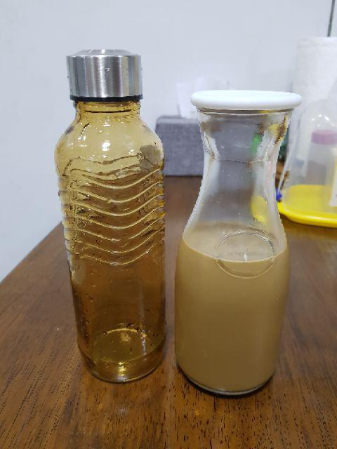 Bloom Glass Tumbler 500 Ml | Botol Minum Kaca | Glass Coffee Bottle | Botol Kopi Cantik