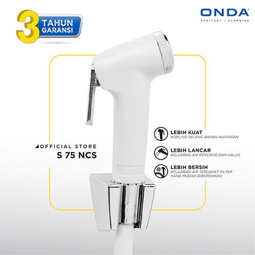 ONDA Jet Shower Cebok Bidet S 75 WCS NCS WC SOWER CEBOK ONDA