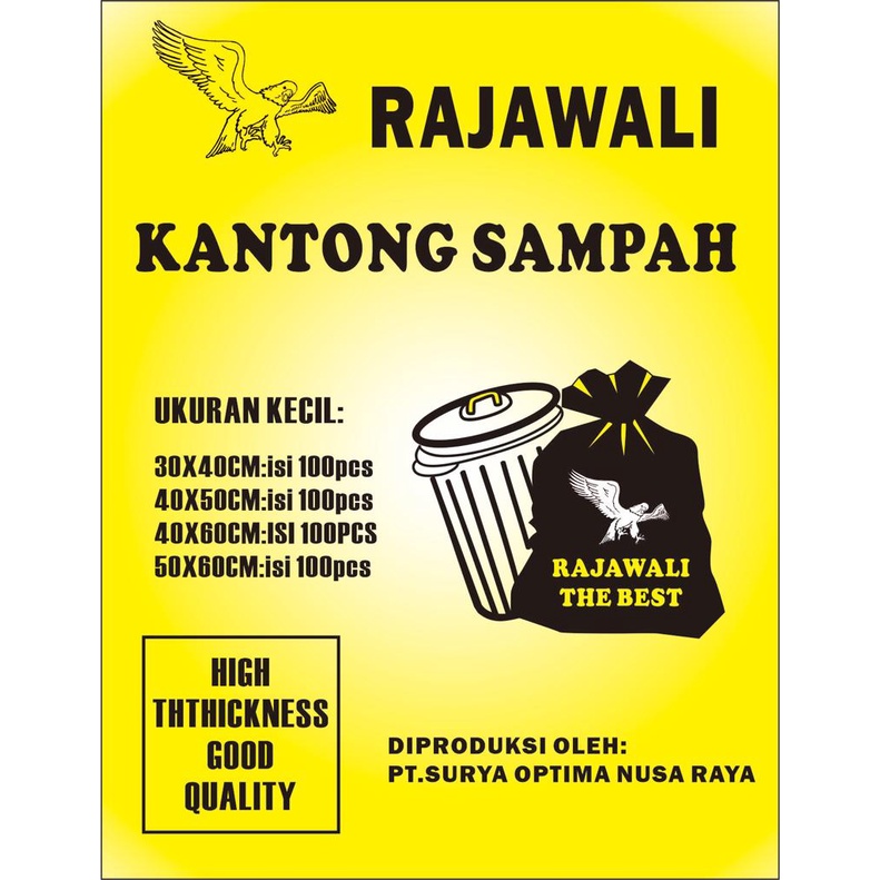 Kantong Plastik Sampah 30x40cm Isi 100pcs/Plastik Packing Trash bag Grabage bag Extra Tebal Tidak Bau Grosir