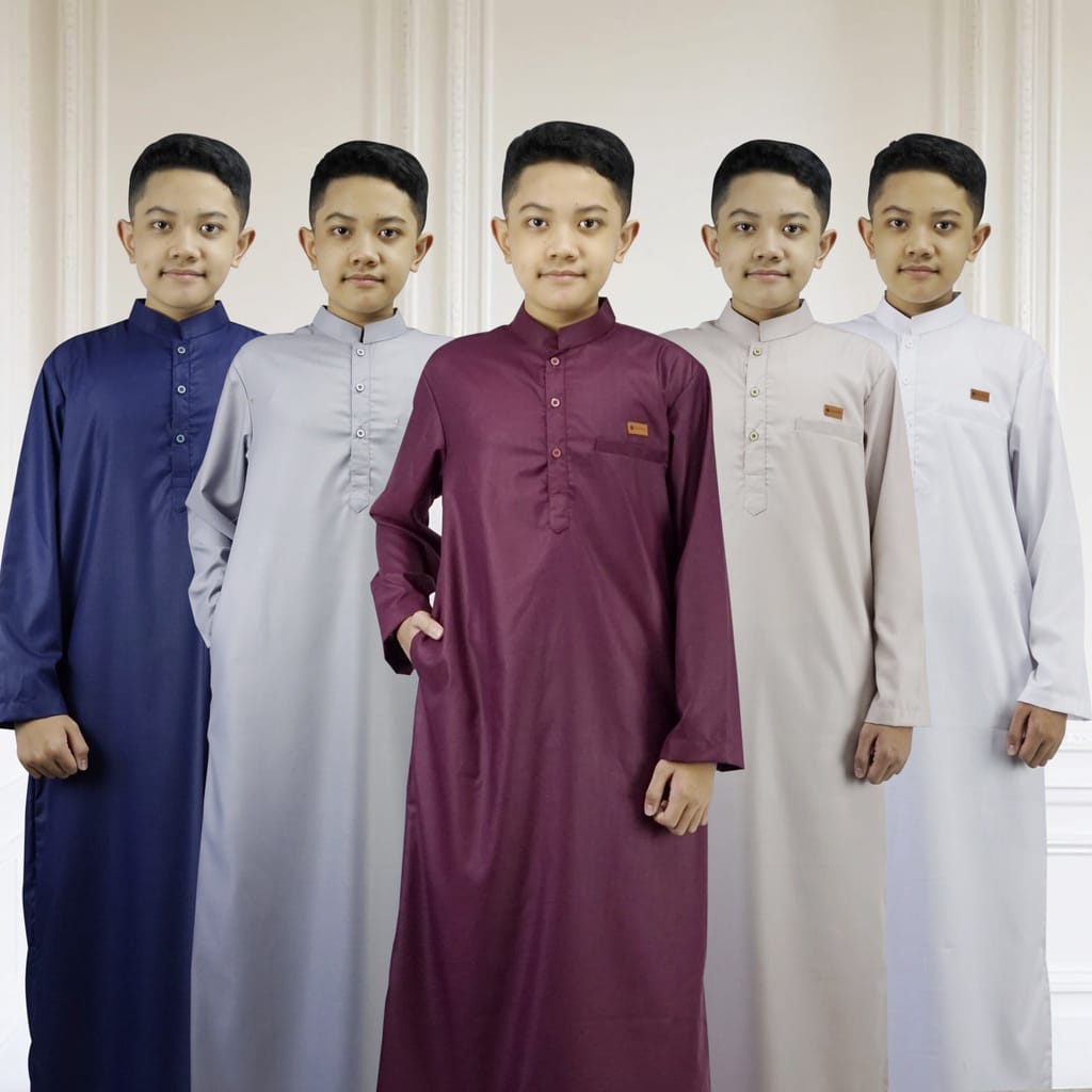 Jubah Anak Laki Laki Tarim Premium 8 -14 Tahun Locka Kids