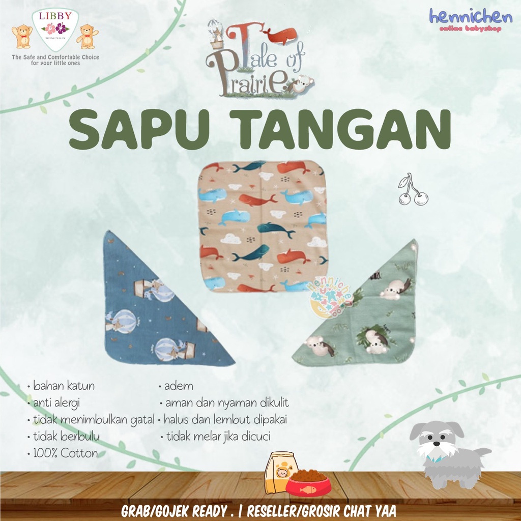 BANYAK MOTIF 3 pcs Sapu Tangan Libby / MIYO Cotton Bahan Lembuti/Baby Baby Print SNI ALL SIZE SUMMER GAMES/ TREE HOUSE /ENCHANTED WILD / TALE OF PRAIRIE / SUNNY HILL / HELLO SUNSHINE / ME A DOWLAND / HAZY ZOO / ISLAND EXPLORER / FANTASIA perlengkapan bayi