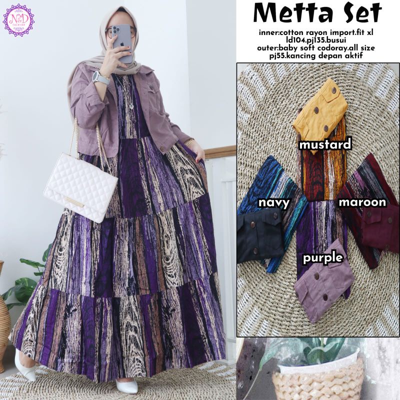 METTA SET ORIGINAL PRODUK BY N&amp;B