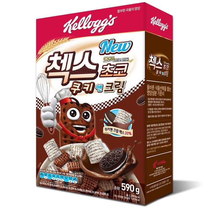 

#HANDCARRY Kelloggâ€™s Choco Crunch Cookies & cream 340g - UFOHCR2529
