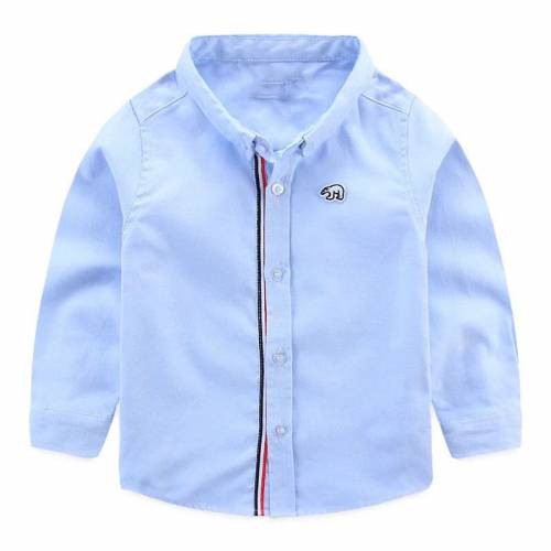 KEMEJA ANAK LENGAN PANJANG KID BEAR KOMBI BORDIR // HEM ANAK LAKI LAKI USIA 2-4TH // BAJU ANAK MURAH