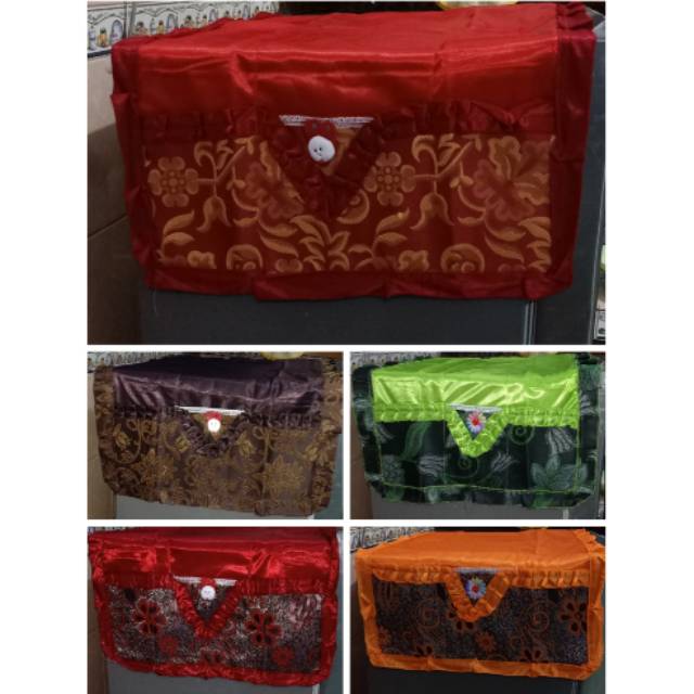 Sarung kulkas jumbo bahan jok