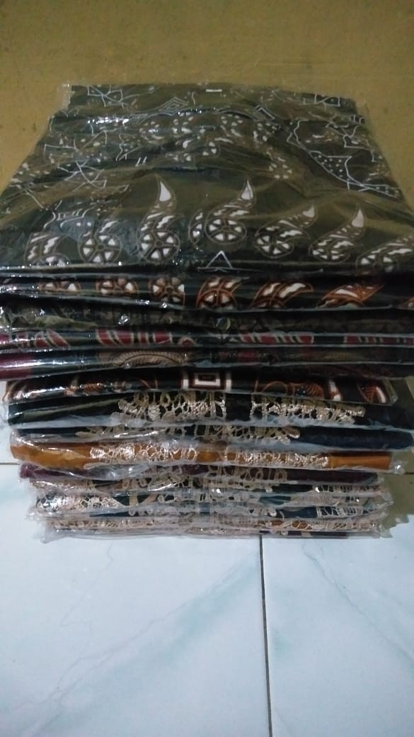 Kemeja Batik Pria Lengan Panjang Size M L Xl Xxl  Bswart Batik Hrb026