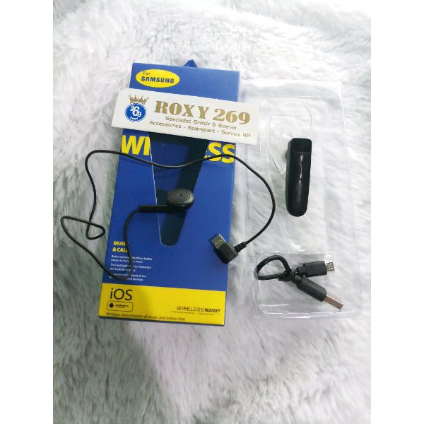 Headset Earphone Bluetooth Samsung SMG - Handfree Handset Hetset Hedset Henset Heset Blutut Bluetoth