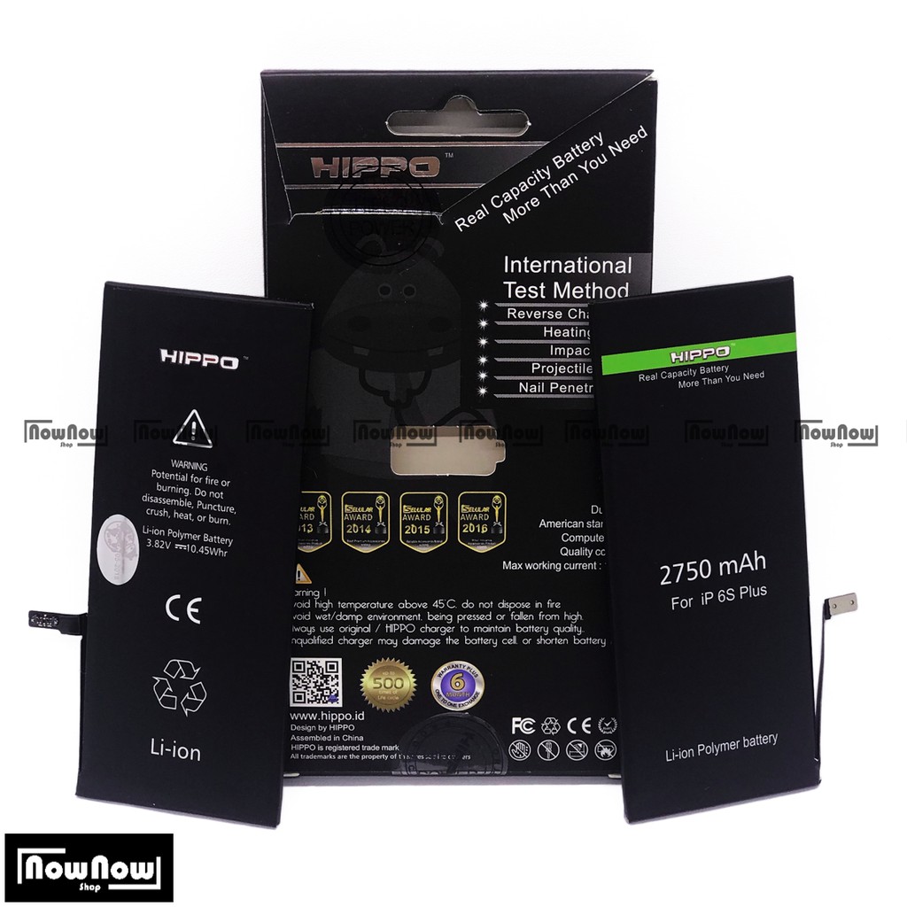 Baterai Hippo 6S Plus A1634 A1687 A1690 A1699 Original Batre Batrai Battery HP Garansi Resmi