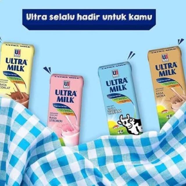 

Susu ultra milk all varian 200 ml isi 24 pcs harga per dus