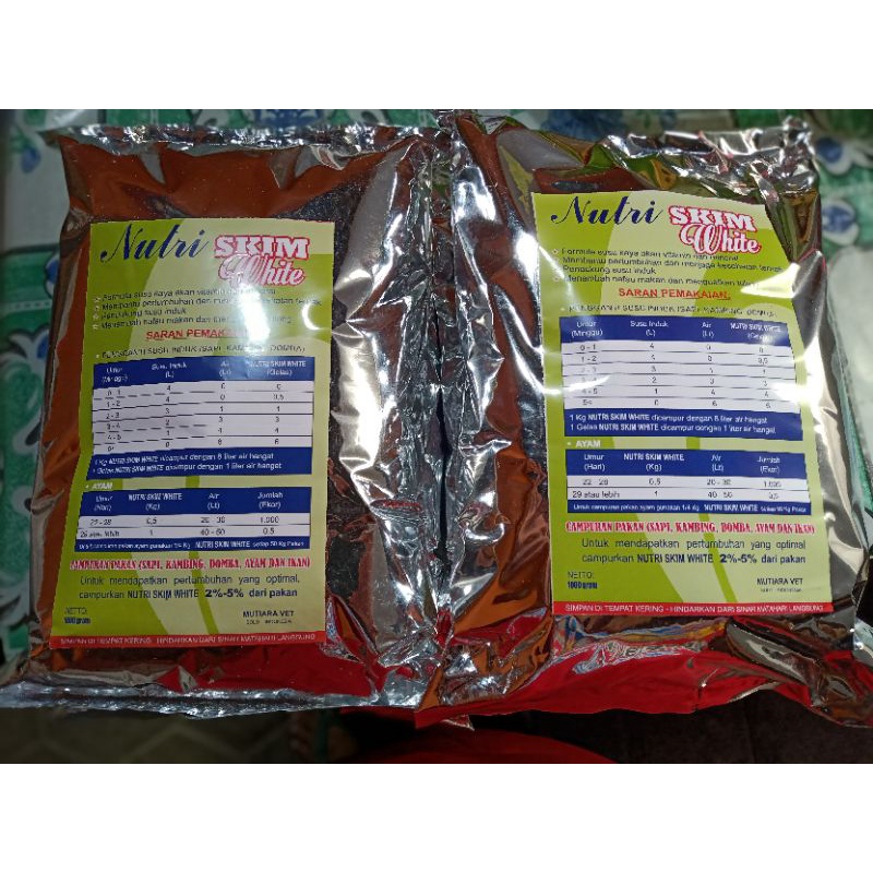 

susu skim , untuk sapi dan kambing