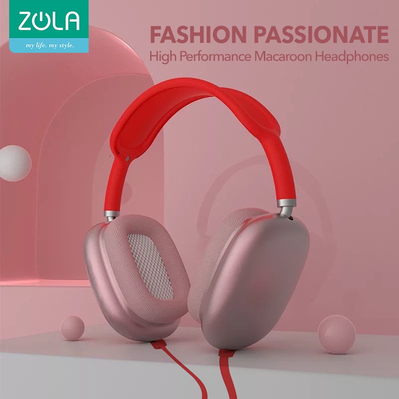 Zola Headphone Pure Bass Sound Wired Headset Bando High Performance Earphone