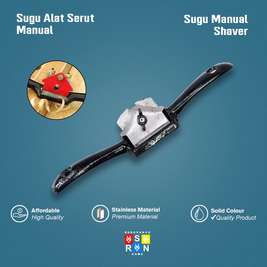 Alat Serut Kayu Manual Spokeshave | Sugu Kayu Manual | Ketam Sugu Pasah Resonance Home