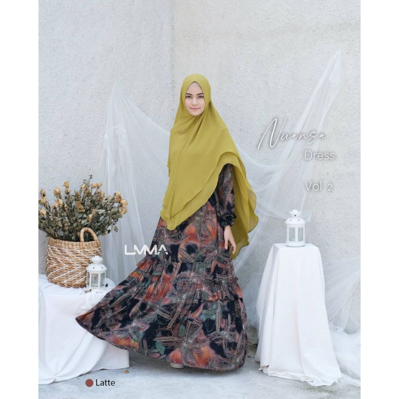 Nuansa Set Gamis Khimar Umma Syari