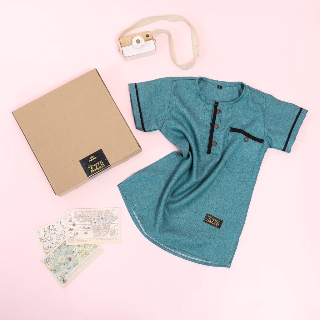 Setelan Koko Kurta Anak Katun Madina Adem Dan Nyaman