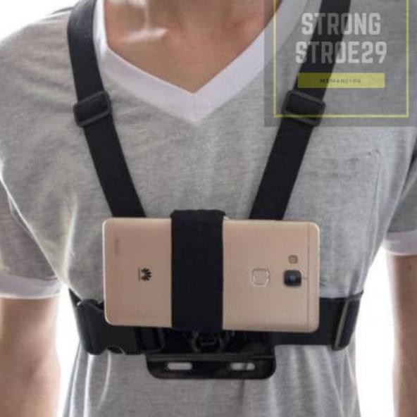 ☛xv✤F036 BODY CHEST STRAP HP CHEST BELT HP STRAP KAMERA HP PEGANGAN KAMERA TALI DADA HP BELT HP 